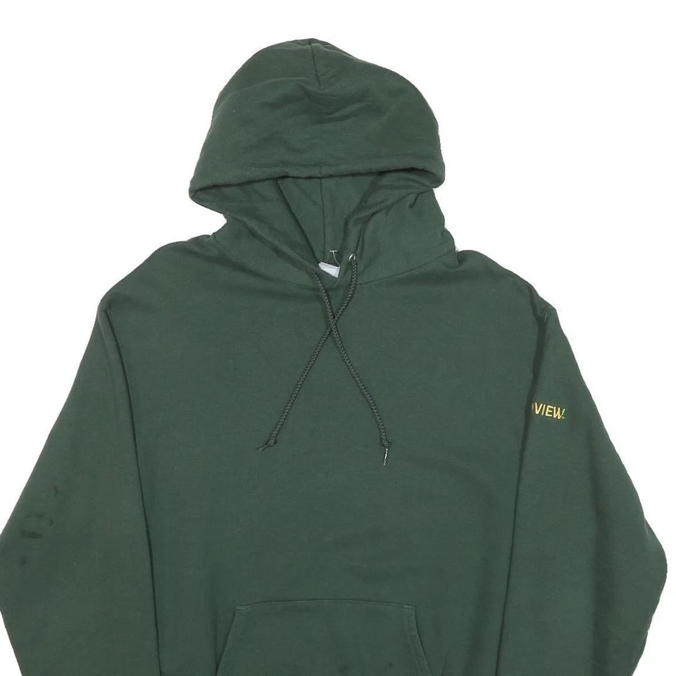 CHAMPION Sweat À Capuche Pullover Vert Pour Hommes M En Mélange De Coton Casual - Photo 2/4