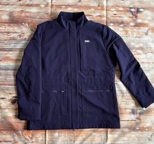 Figs Uniform Page Scrub Jacket Womens Navy Blue Size Medium M