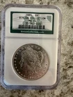 1885 BINION COLLECTION MORGAN SILVER DOLLAR NGC MS64
