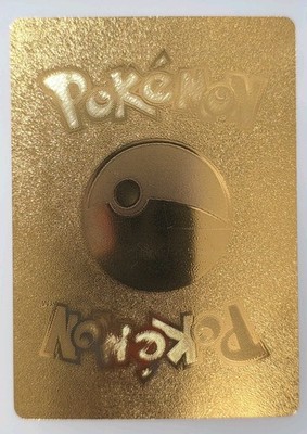 Pokémon Mega Beedrill EX 490hp Gold Foil Fan Art Collector Card