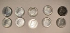 Lot of 10 Roosevelt Silver Dimes (1946-1947) - S & D Mint- 90% Silver High Grade
