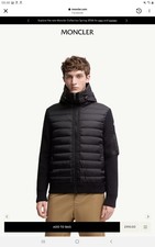Moncler Tricot Cardigan Black Size XXL