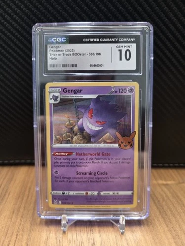 Gengar 066/196 - CGC 10 Gem Mint - Trick or Trade