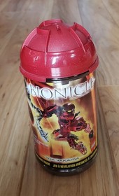 RARE GLITTER CANNISTER Bionicle 8601 Toa Metru Vakama 100% Complete Manual LEGO