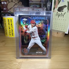 2024 Topps Chrome Update Masyn Winn RC Prism Refractor Rookie Debut Cardinals
