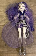 Spectra Vondergeist Monster High Purple Silver Has Some Accessories EUC