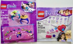 LEGO Friends: 5005237 Friendship Rings, 5004395 Jewelry, 40156 Organizer