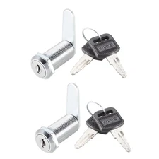 2pcs Cam Lock 35mm Cylinder Length Fit for Max 30mm Panel Keyed Different