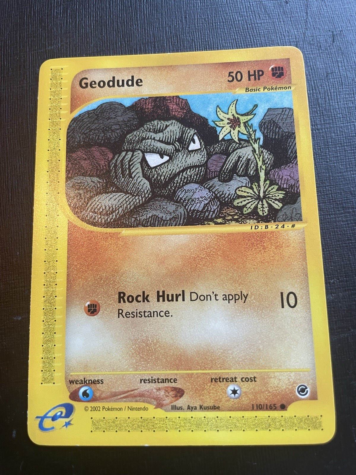 Geodude 110/165 Expedition Set Regular Common - Near Mint - Pokemon TCG