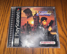 Namco Time Crisis PS1 Light Gun Shooter NTSC-U/C 1995 T-Teen Manual BLACK LABEL