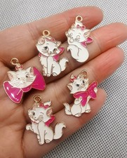 Lot cartoon Marie cat charm Pendant DIY bracelet Necklace earring Jewelry 