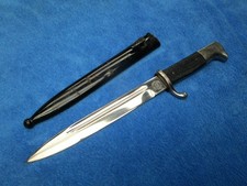 ORIGINAL WW2 GERMAN SHORT DRESS BAYONET AND SCABBARD MAKER SPITZER SOLINGEN