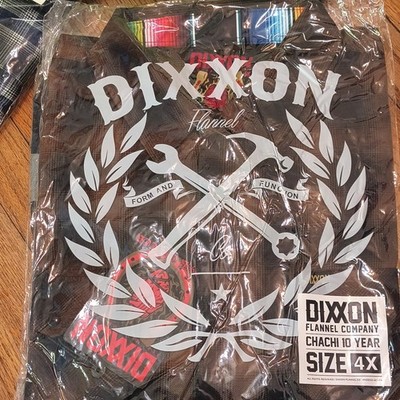 Dixxon Flannel Company Chachi 10 Year Men s Plaid Flannel Button-Up 4X Brown
