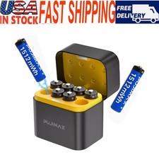 PUJIMAX AAA Lithium Batteries 1512mWh 8-Pack Rechargeable w/Smart Charger