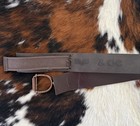 Isabel Marant & Cie Wide Leather Belt Stirrup Ring Buckle 38 M Made In France — photo 2