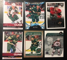 Wild RC's 6 cards lot: 3 X YG's, Matt Boldy RC, Mikael Granlund RC, Addison RC,