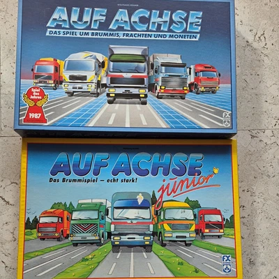 FX Schmidt Auf Achse + Auf Achse Junior Brettspiele Guter Zustand,kaum benutzt - Bild 1 von 4