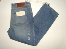 $89 Michael Kors Bleecker Jeans men 33/30 straight leg Blue Denim NoSalesTax NWT