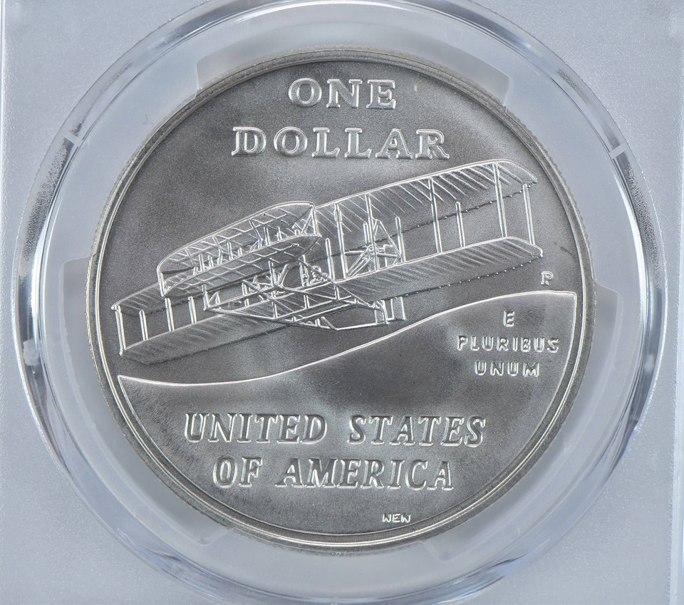 2003-P First Flight Commemorative Dollar MS70 PCGS Blue Label *4945 | eBay
