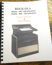Rock-ola 459/460 Jukebox Manuale di servizio e ricambi