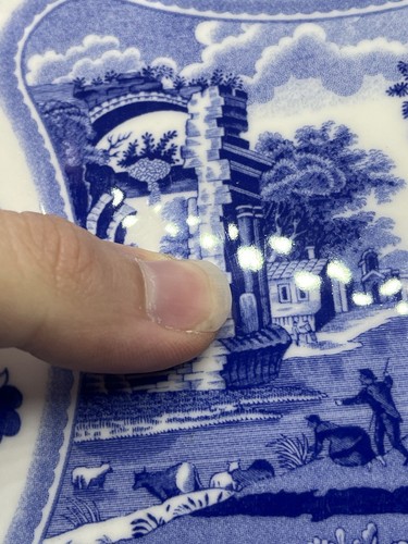 Spode Blue Italian 7.75” Devonia Tray EUC - Picture 3 of 16