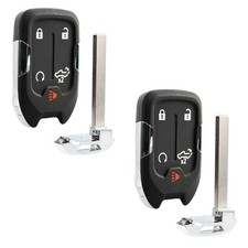 2 Remote Keyless Entry Fob Replacement Uncut Key Blade For Chevrolet 5b (HYQ1EA)