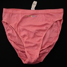 NEW Victoria's Secret VTG 100 Cotton Signature Hi Cut Brief Panty XL X-LARGE