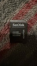SanDisk Ultra microSDHC UHS Adapter with no Memory Card