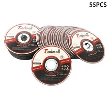 55 Pcs 4-1/2" x 3/64" x 7/8" Cut-off Wheel Stainless Steel Metal Cutting Disc