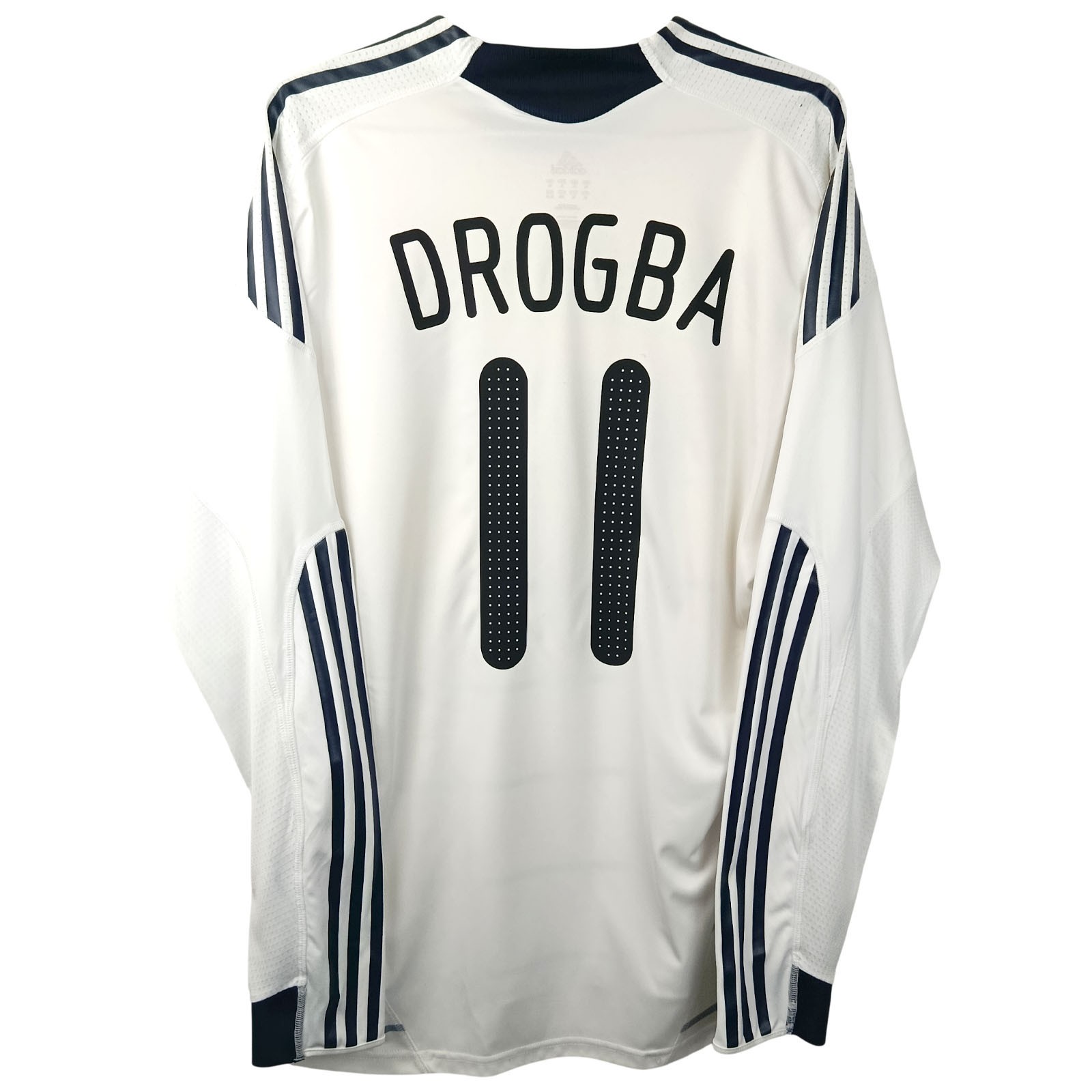CHELSEA 2009/2010 ADIDAS DROGBA - MAGLIA UCL THIRD ORIGINALE