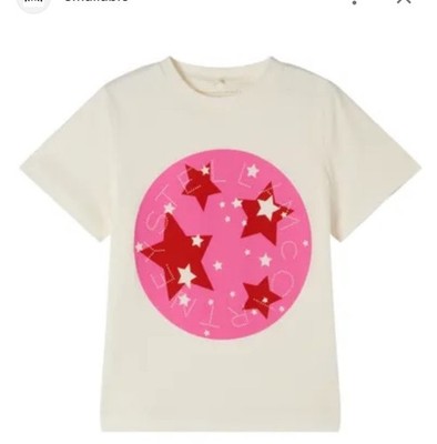 STELLA MCCARTNEY KIDS Organic Cotton Star T-shirt | White Sz.14