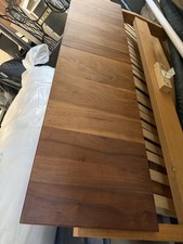 Gorgeous Bespoke Oak And Walnut King Size Hand Made Bed & Brand New Quality Matr