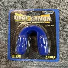 Mouth Guard Adult Ages 11+ Multi-Sport Blue. Latex Free