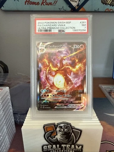 Pokémon TCG Charizard VMAX SWSH261 Sword & Shield Promo PSA 7