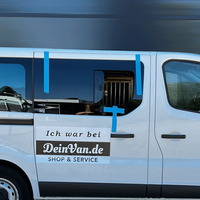 Schiebefenster Nissan NV300 Vorne Rechts L1-L2 Ab 2016 GetöNt Echtglas Scheibe
