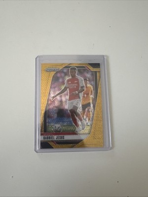 Panini Prizm Premier League 2024/25 Arsenal Gabriel Jesus Numbered 03/10 Gold
