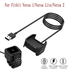 For Fitbit Versa / Versa Lite / Versa 2 USB Charger Charging Power Dock Cradle