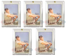 5 Pro Mold 1953-1955 Bowman 1-Screw Screwdowns Baseball Card Vintage UV Case
