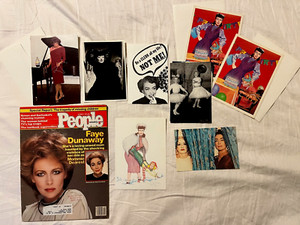 JOAN CRAWFORD / Mommie Dearest related (10 items); hi camp CAMPY, greeting cards