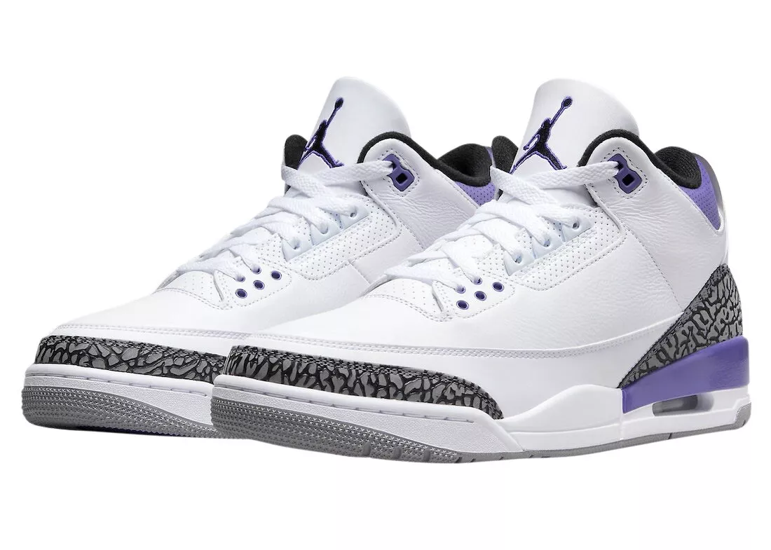 Jordan 3 white best sale black