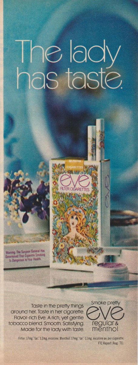 1972 eve Cigarettes 