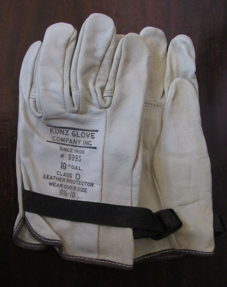 Kunz Gloves 999S Size 9.5 10 Goatskin Protector Leather Gloves eBay