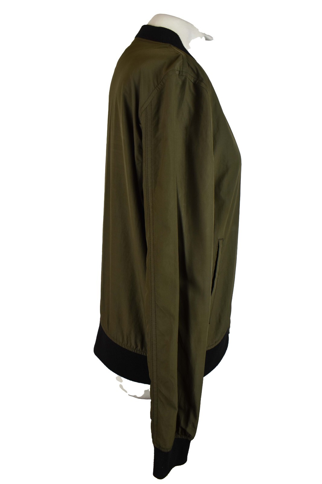 ZARA BASIC Green Windcheater Jacket size L Womens… - image 2