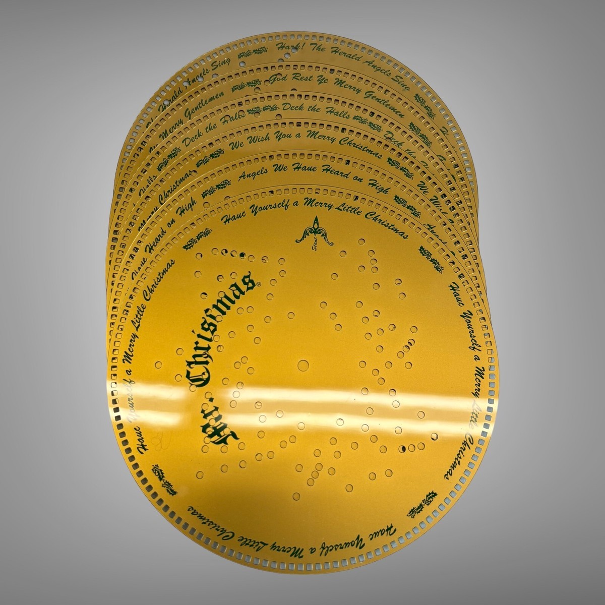 オルゴール 550 Mr. Christmas Holiday Symphonium Vintage Mr. Christmas Holiday Symphonium Music Box Player 16 Discs