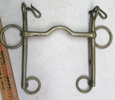 NEVER RUST (Solid Nickel) Loose Cheek Made in England Horse Riding Bit - 627231