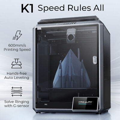 Creality K1 3D Printer Auto-Level Upgraded Klipper Firmware Fast Speed Print