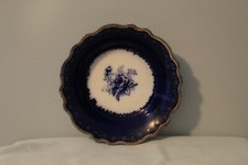 ROSE FLOW BLUE CEREAL BOWL BY GRINDLEY