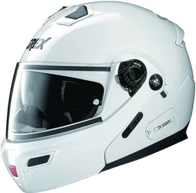 Grex Nolan Motorradhelm Modular P/J G9.1 EVOLVE KINETIC N-Com 24 MetalWhite Gr.XS