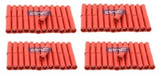 100 PACK RED 8 GAUGE VINYL BUTT CONNECTORS - 100 COPPER SHIPS FREE TODAY