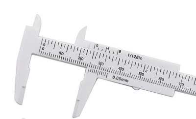 Small 3.15in Vernier Plastic CALIPER accurate Measure Diameter inches ...